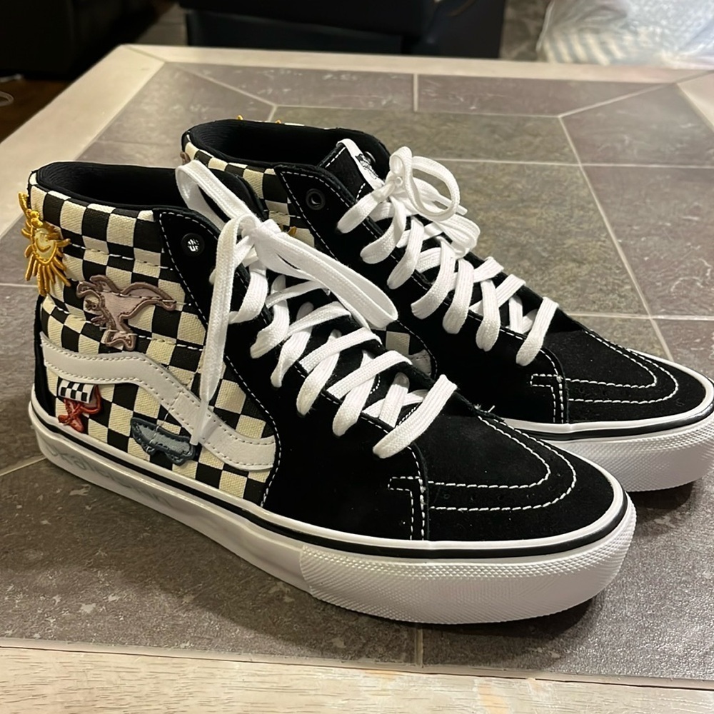 NWT Vans Skate SK -Hi Shoes Checkerboard Mens Size 9.